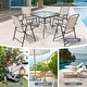 preview thumbnail 15 of 22, Pellebant 5-PC Outdoor Patio Dining Set