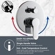 preview thumbnail 44 of 74, WOWOW Wall Mount 9-Spray Shower Faucet with Handshower