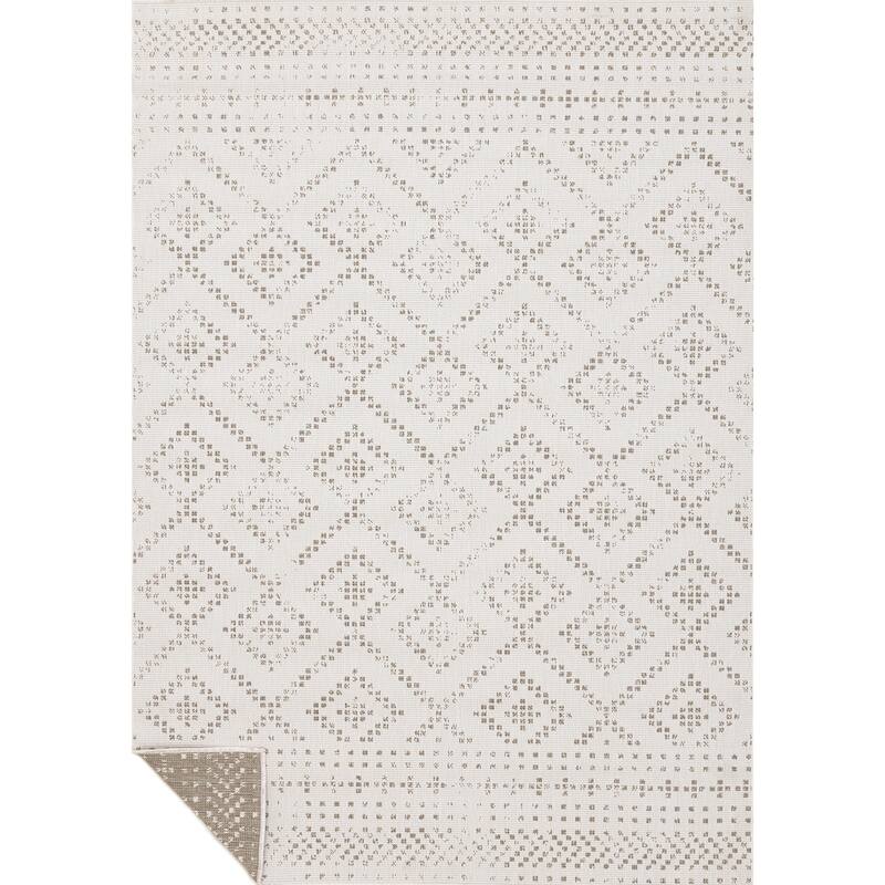 HomeRoots Geometric Modern Rectangle Area Rug - 5' X 8'