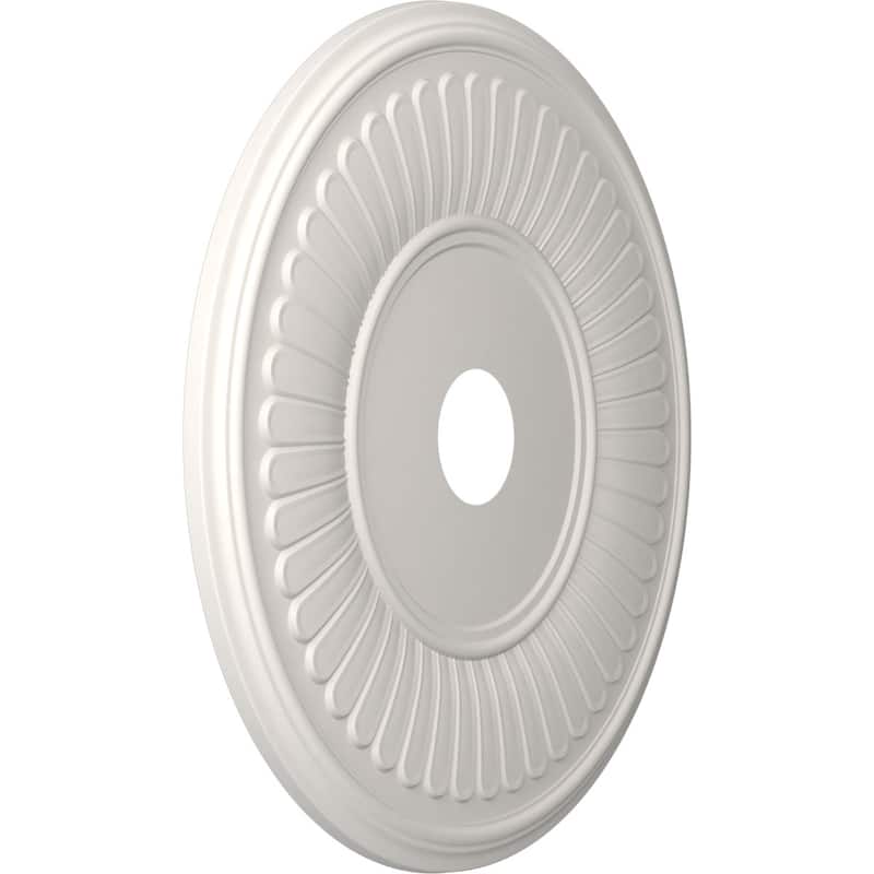 3 1/2" Inside Diameter - Berkshire Thermoformed PVC Ceiling Medallion