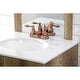 preview thumbnail 2 of 5, Restoration Two-Handle 3-Hole Deck Mount 4 in. Centerset Bathroom Faucet in Antique Copper