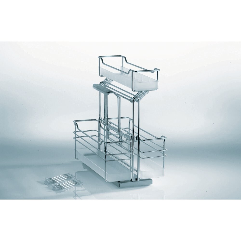 Shop Hafele 545 48 62 10 2 Wide Bottom Mount Pull Out Base
