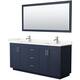 Option Dark Blue / Giotto Quartz Top / Brushed Nickel