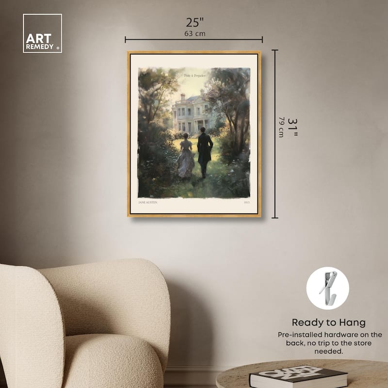 Pride and Prejudice Scene Canvas by Art Remedy