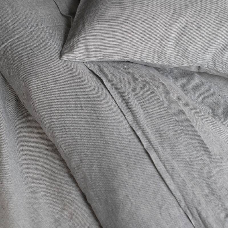 100% French Linen Duvet Cover by BOKSER HOME
