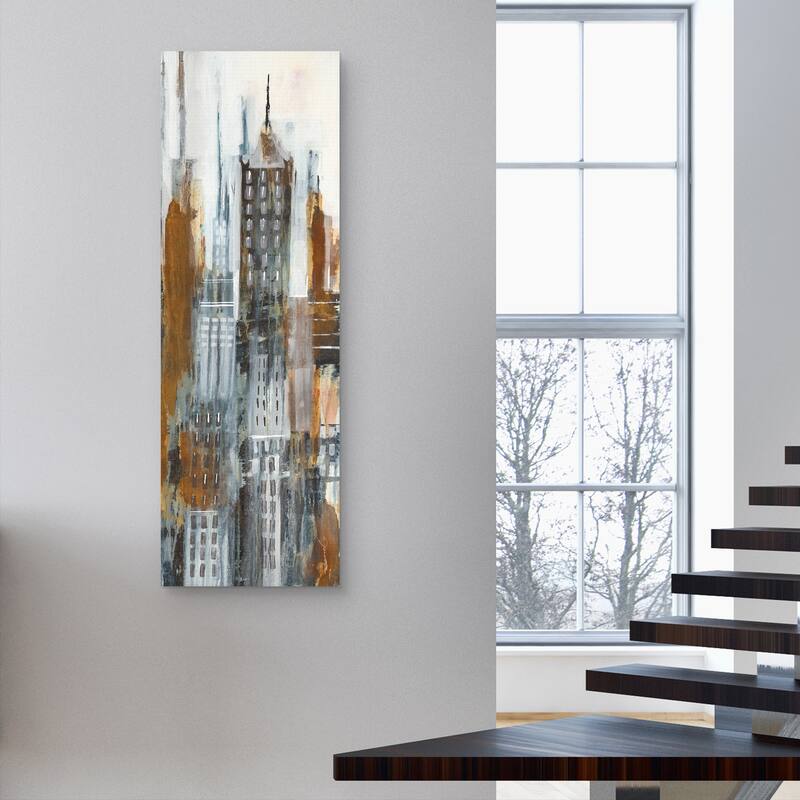 Golden Metro II Canvas Art Print