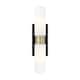 Option Matte White / Black Antique Brass