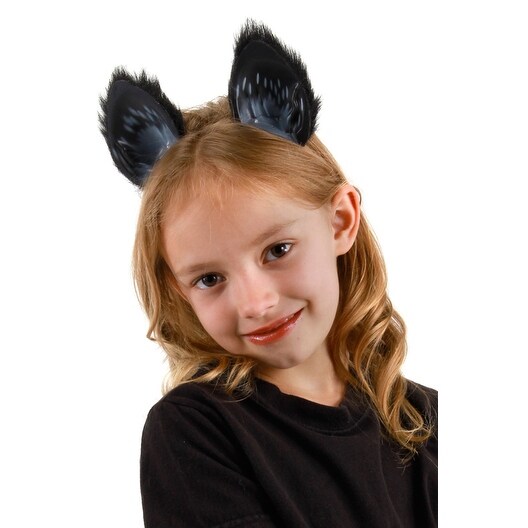 Shop Elope Cat Ears And Tail Accessory Kit Black Black Overstock 21331904