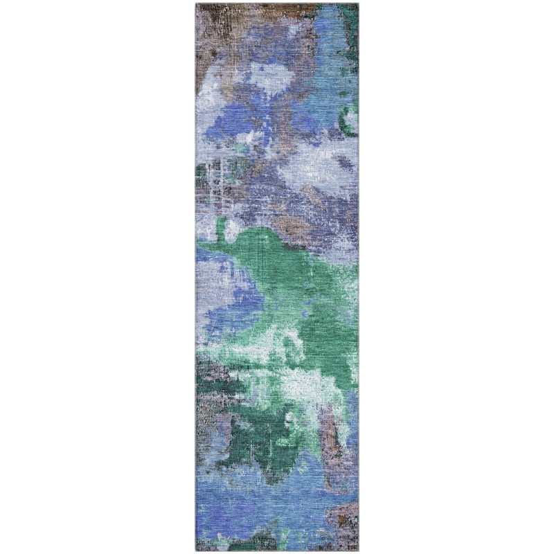 Premium Washable Super Soft Abstract Brushstrokes Mayfield Rug