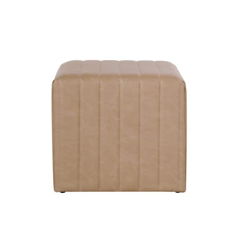 HomePop Modern Channel Ottoman