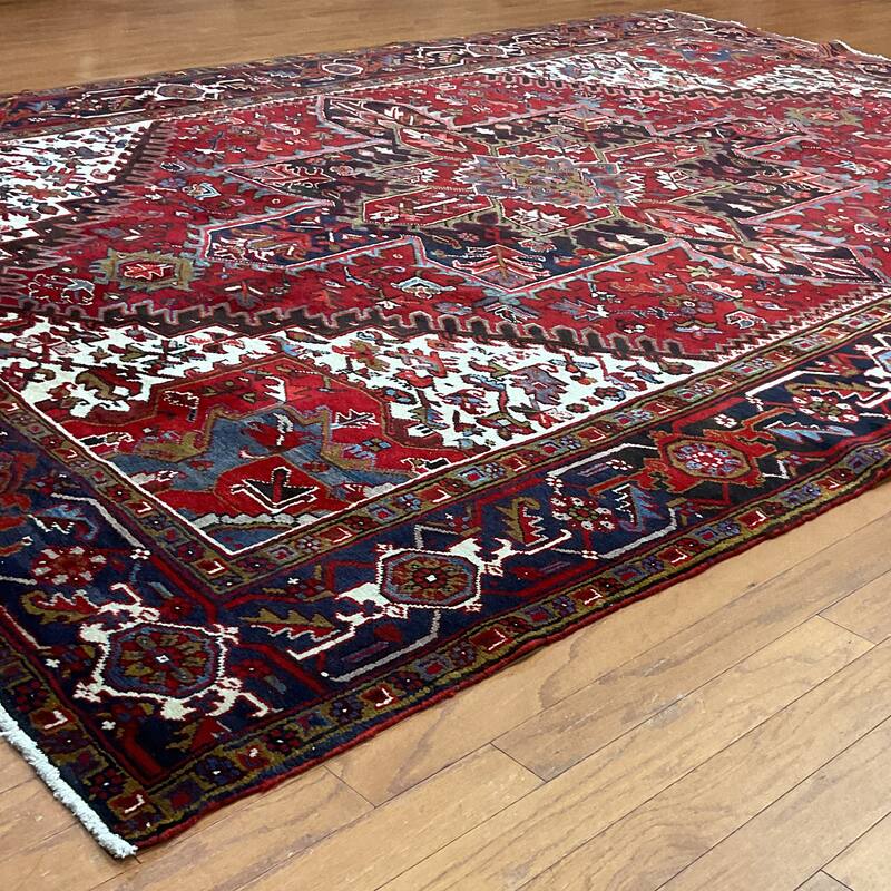 HERAT ORIENTAL Handmade Fine Heriz Rug - 7'9" x 11'2"