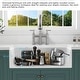 preview thumbnail 4 of 8, Dornberg Fireclay 30" L X 20" W Workstation Farmhouse Kitchen Sink With Accessories
