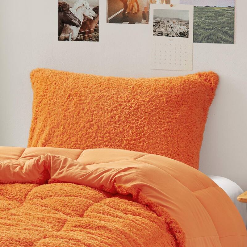 Dreamsicle Creamsicle - Coma Inducer® Pillow Sham - Orange Peel - Standard