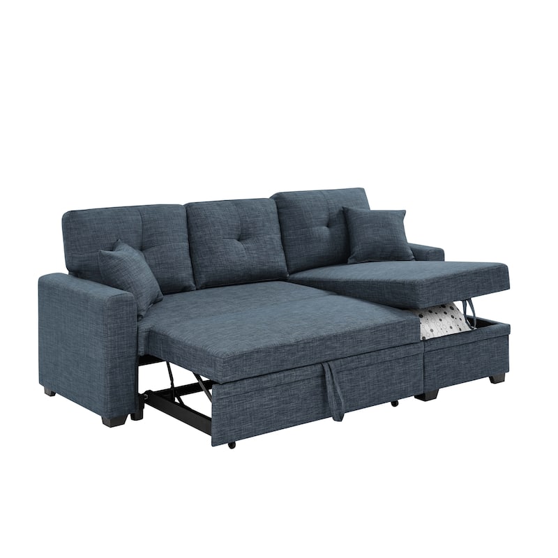 Sleeper Sofa with Upholstery - 85.5" - 54" D x 84" W x 35" H