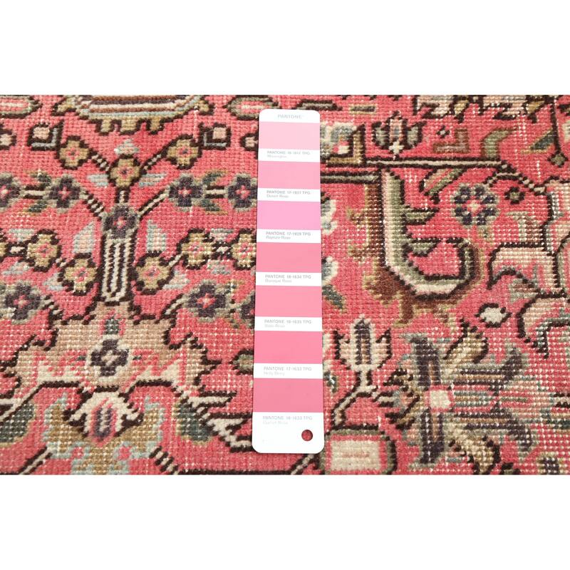 ECARPETGALLERY Hand-knotted Antalya Vintage Light Red Wool Rug - 6'4 x 9'1