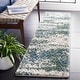 preview thumbnail 39 of 43, SAFAVIEH Berber Shag Leana Modern 1.2-inch Thick Rug 2' x 10' Runner - Green/Beige - Runner