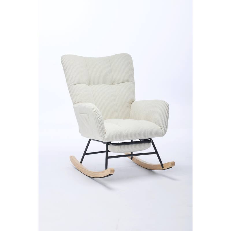 Luxury Rocking Chair - Ergonomic Design - 30° Gentle Motion