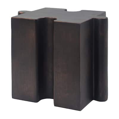 Christopher Knight Home - Mandy Modern Outdoor Side Table with Modular Concave Edge Design