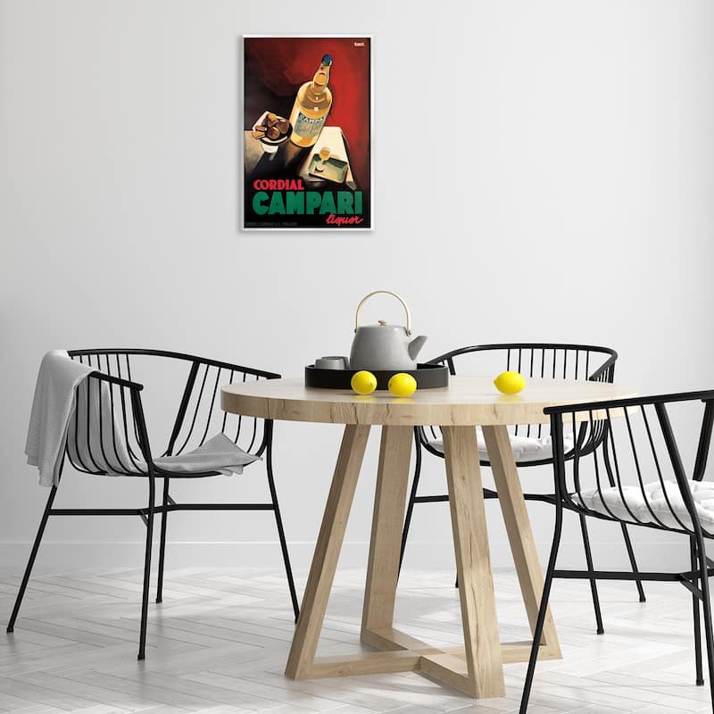 Stupell Vintage Campari Wine Wall Plaque Art Design By Marcus Jules