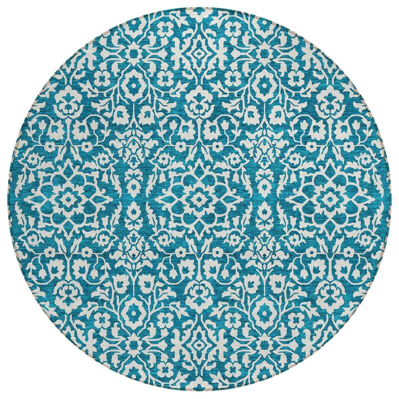 Machine Washable Indoor/ Outdoor Chantille Traditional Farmhouse Rug