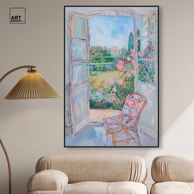 Whispers of Giverny Canvas by Art Remedy