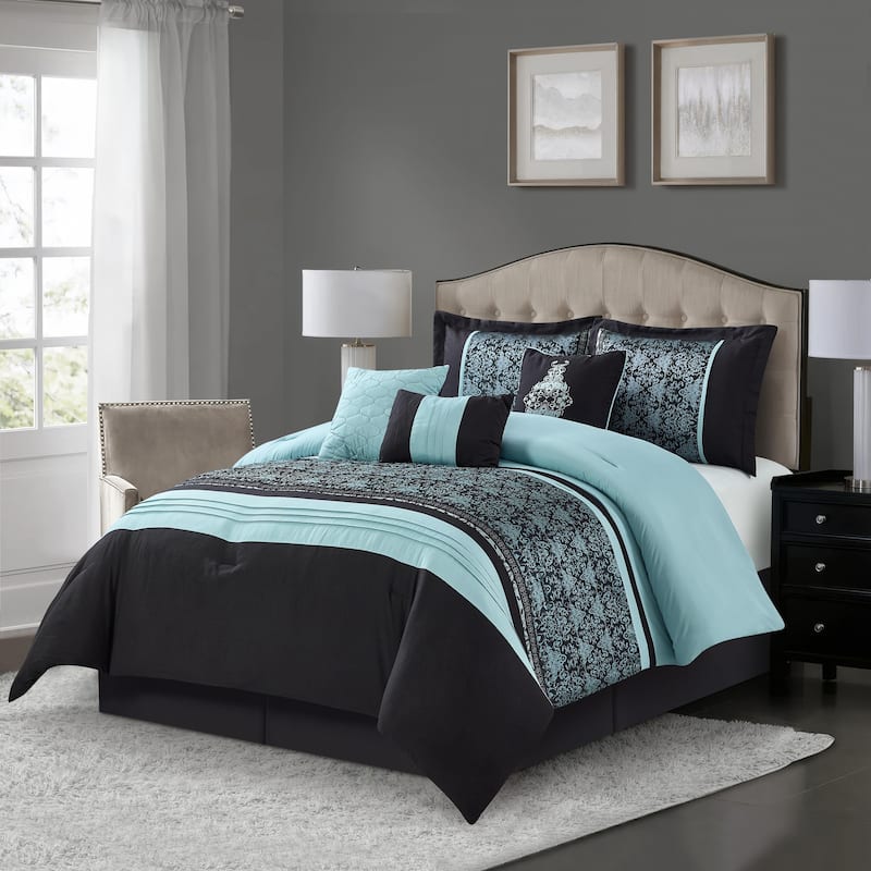 Nanshing Shelly 7 Piece Transitional Comforter Set