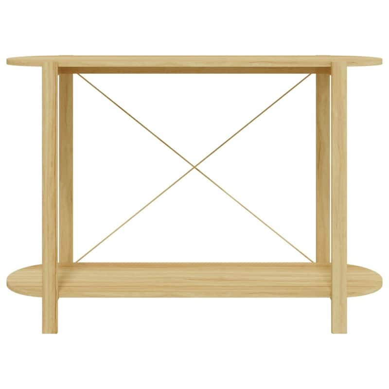 vidaXL Console Table Hallway Entryway Table Narrow Side Table Engineered Wood - 43.3"x15"x29.5"