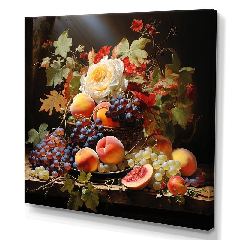 Designart "Symphony Colors Culinary Symphony Fruit" Fruits Wall Art
