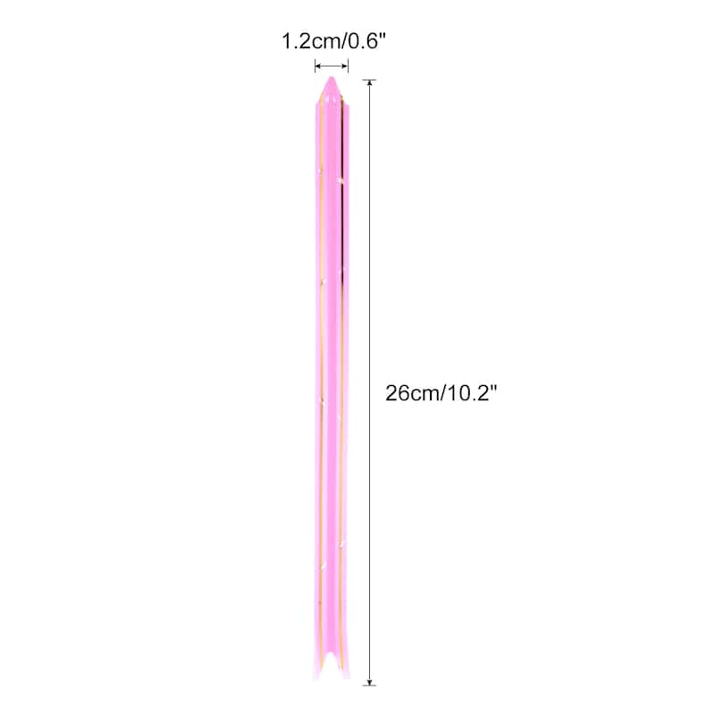 100Pcs Pull Bows Ribbon Gift Wrapping String Decorative Bow Tie - Pink - 10"