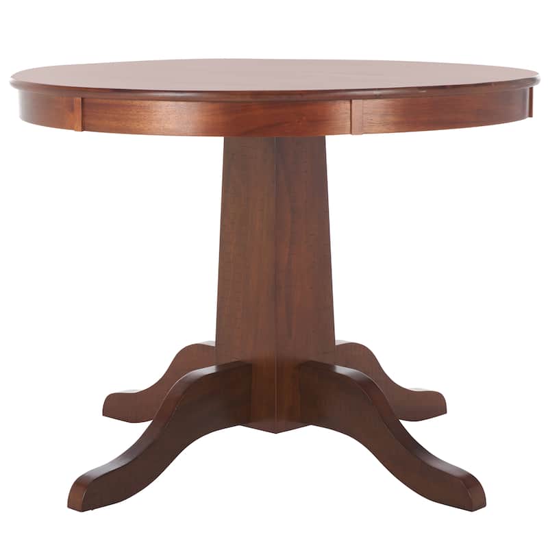 SAFAVIEH Sergio Rustic Café Brown Round Dining Table - 40"W x 40"D x 30"H