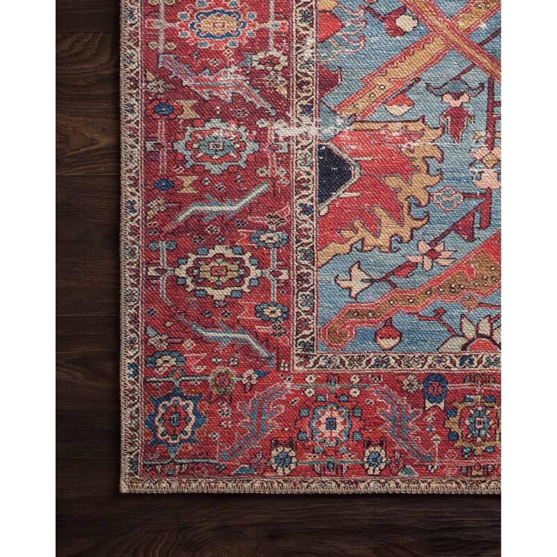 Alexander Home Tremezzina Printed Boho Iron-rod Distressed Rug