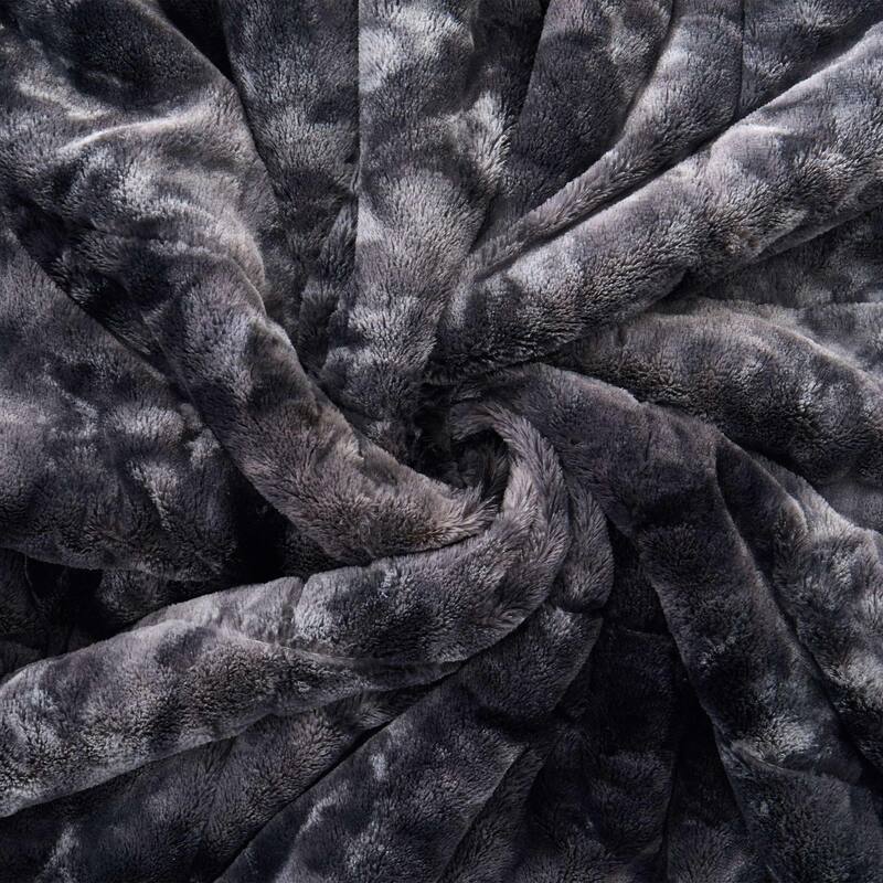 Dual-Side Fluffy Sherpa Comforter Set, Winter Plush Fuzzy Bedding Set