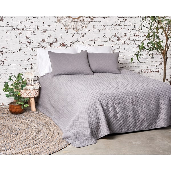 Jersey Gray Quilt On Sale Bed Bath & Beyond 33753019