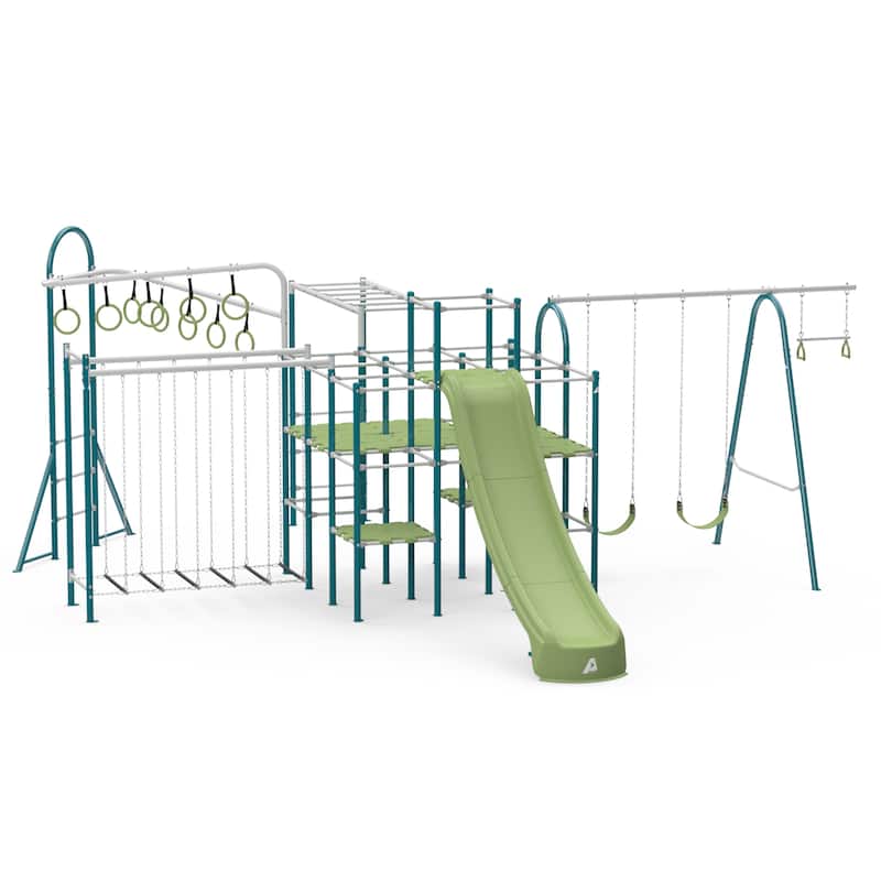 ActivPlay Base Camp Playground, Hanging Bridge, Jungle Line, Monkey Bars