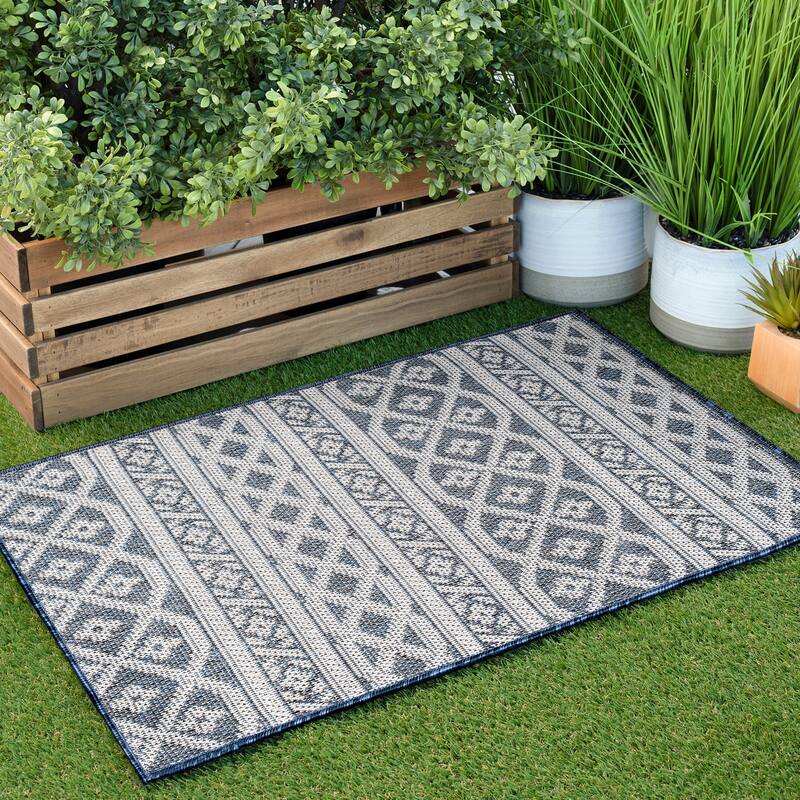 Vision Coastal Stripe Indoor/Outdoor Area Rug