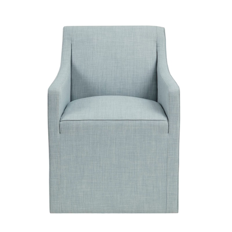 Madison Park Charlotte Dining Arm Chair with Casters