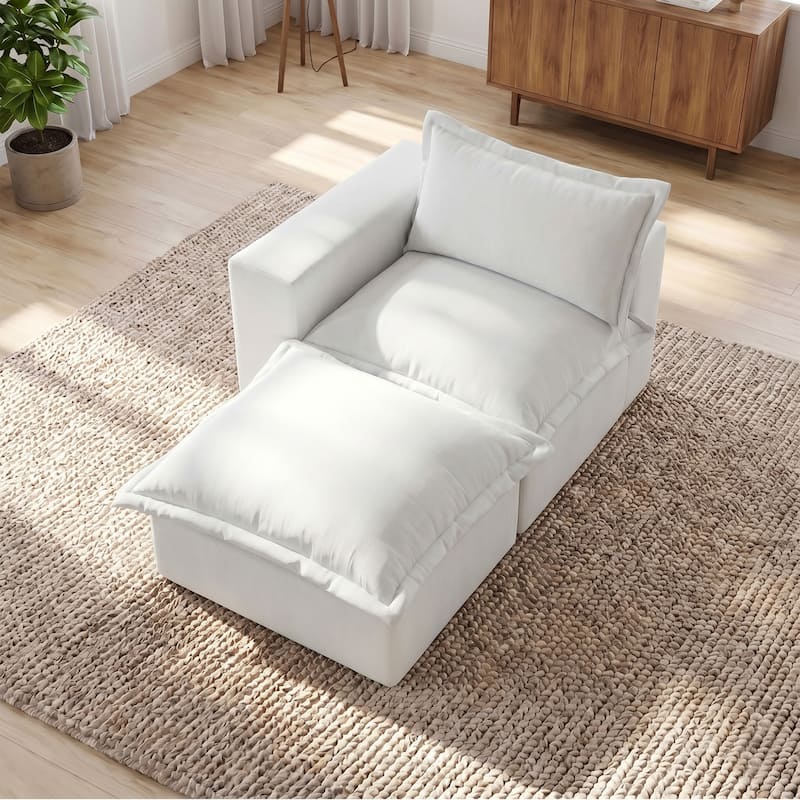 Comfy Cloud Couch Plush Modular Sectional Sofa For Living Room