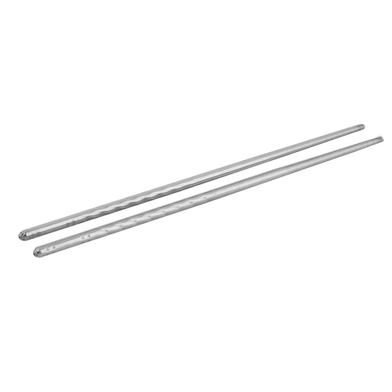 Kitchenware Tableware Stainless Steel Non-Slip Chopsticks Silver Tone 10 Pairs - Silver Tone