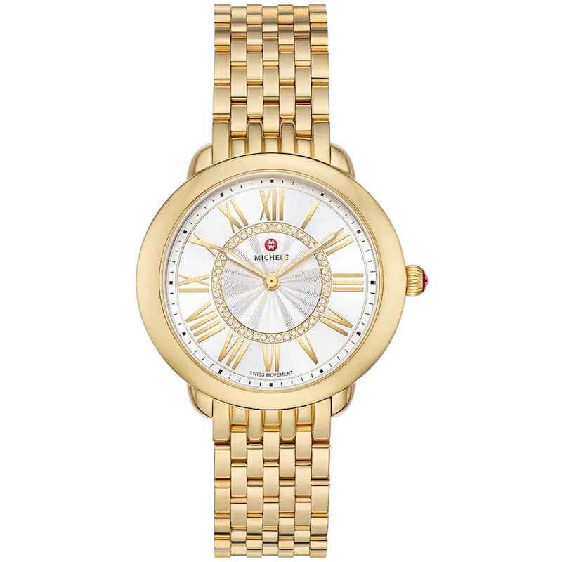 Michele Women's Serein Mid Silver Dial Watch - MWW21B000160 - 6 (36)