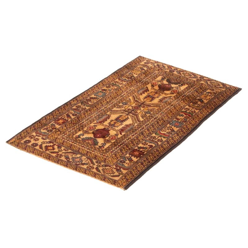 Teimani Brown Rug 2'10" x 4'7" - 2'10 x 4'7