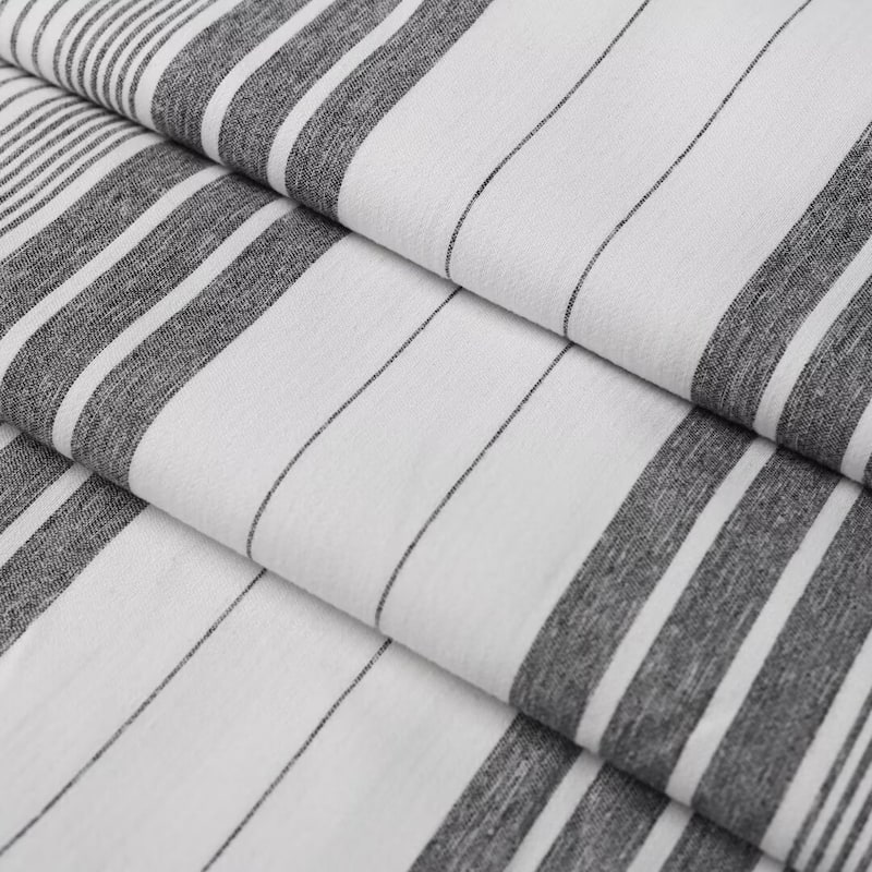Beach Stripe Water Repellent Shower Curtain