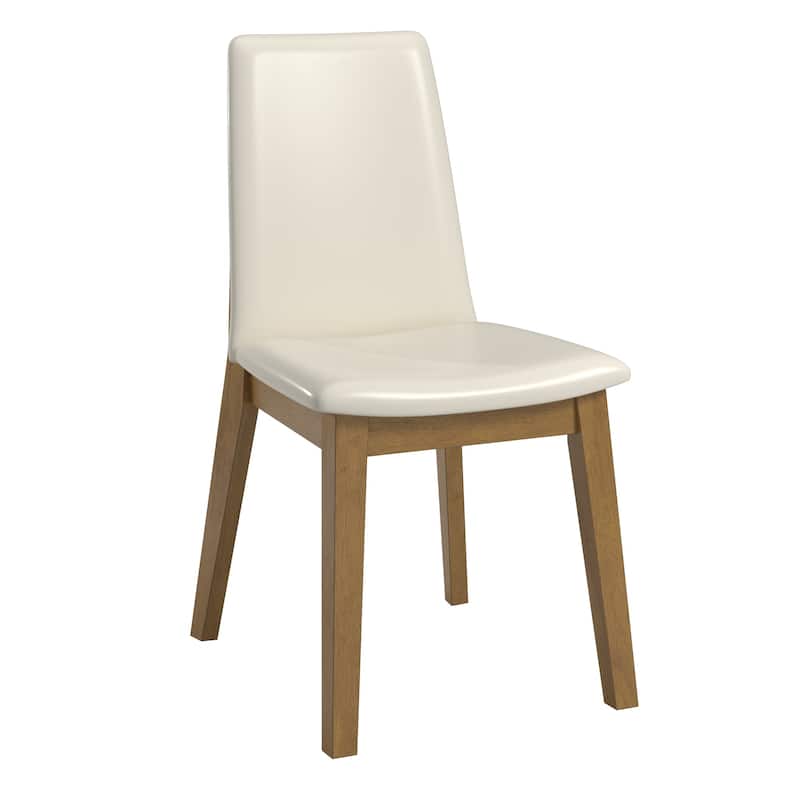 Harstad 47" Wood Finish Fixed Top Round Dining Set by iNSPIRE Q Modern