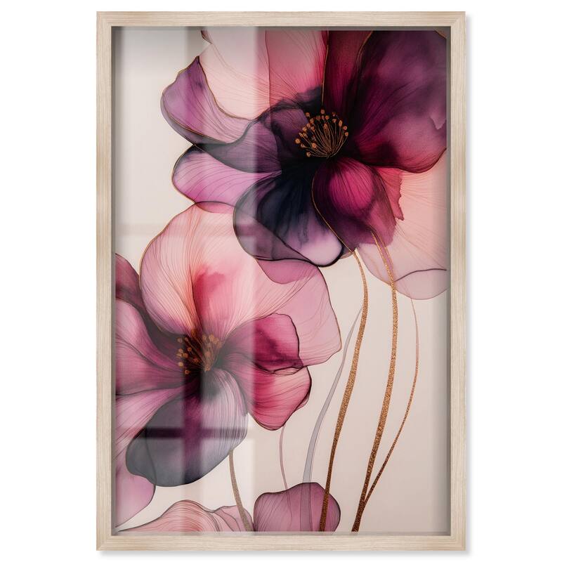 Velvet Verse III Shadowbox by Art Remedy - Natural - 16" x 24"