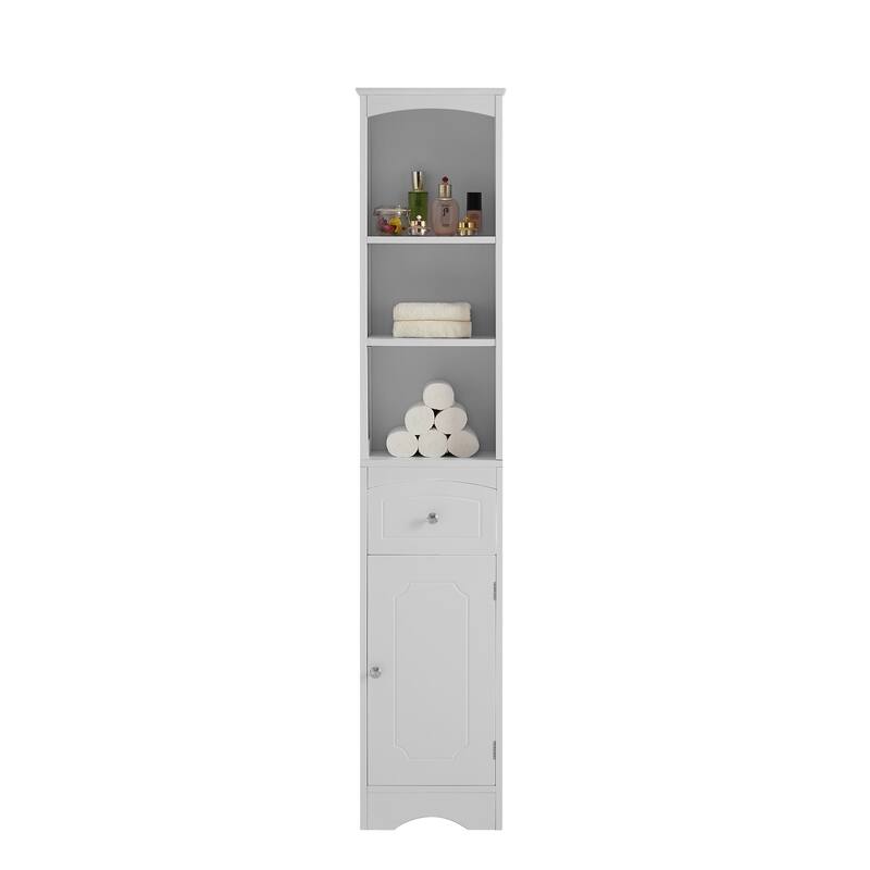 Freestanding Storage Cabinet with Drawer