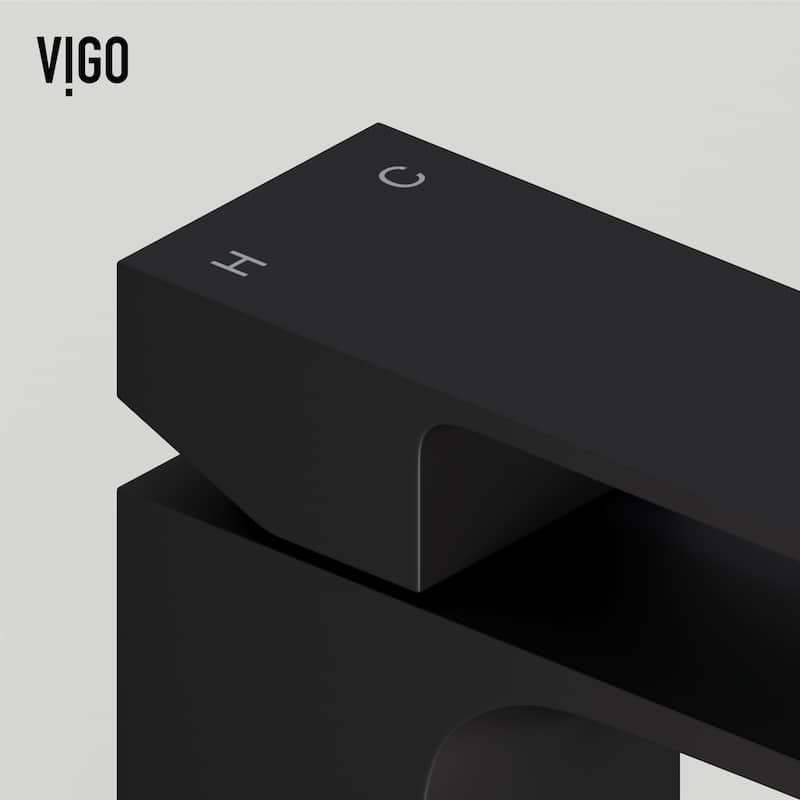 Vigo VG01054 Dunn 1.2 GPM 11" H Single Handle Single Hole Bathroom