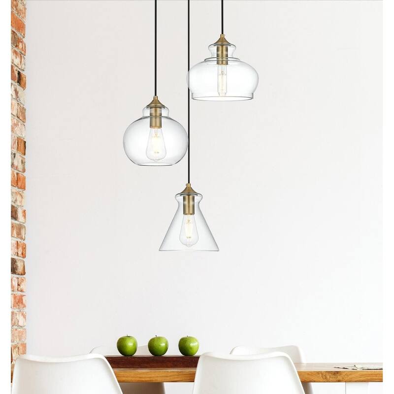Elegant Lighting Destry 3 Light 19" Wide Multi Light Pendant with