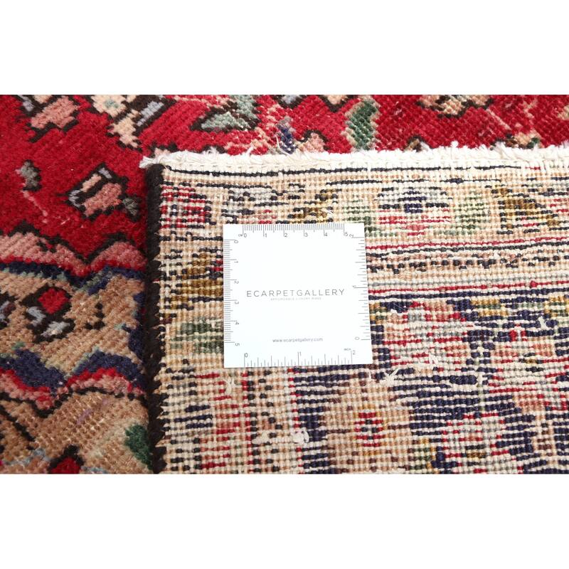 ECARPETGALLERY Hand-knotted Antalya Vintage Red Wool Rug - 6'5 x 10'1