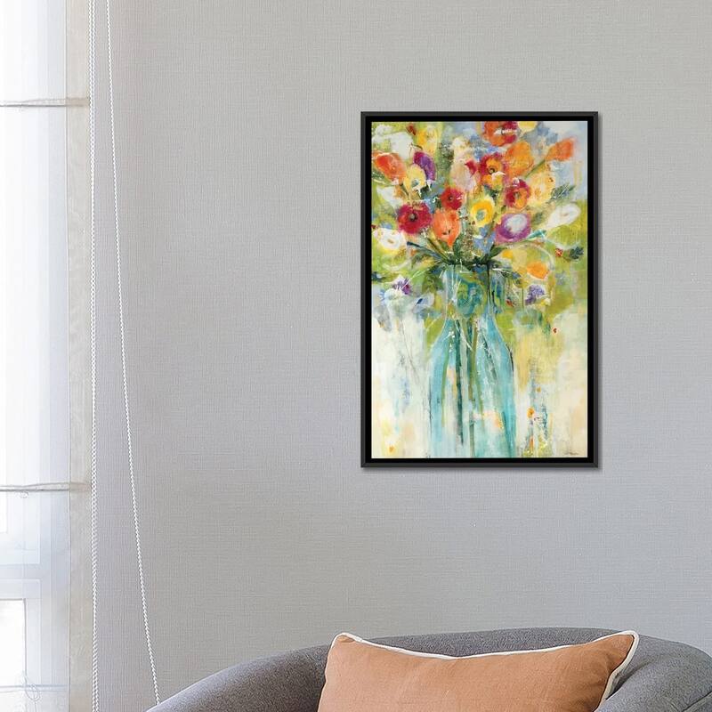 iCanvas "Realizing The Day" by Jill Martin Framed Canvas Print