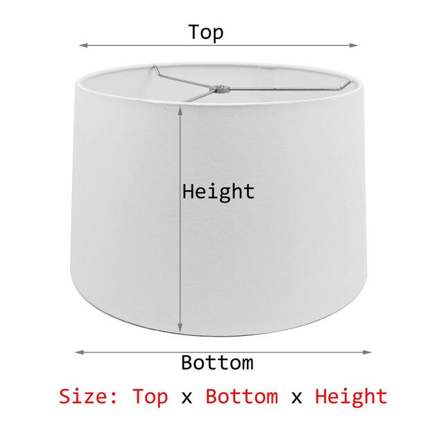 Mestar Hardback Drum Lampshade (Spider)