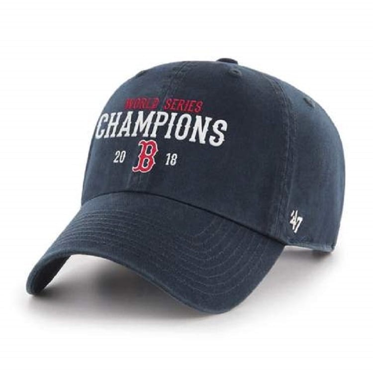 red sox world series hat